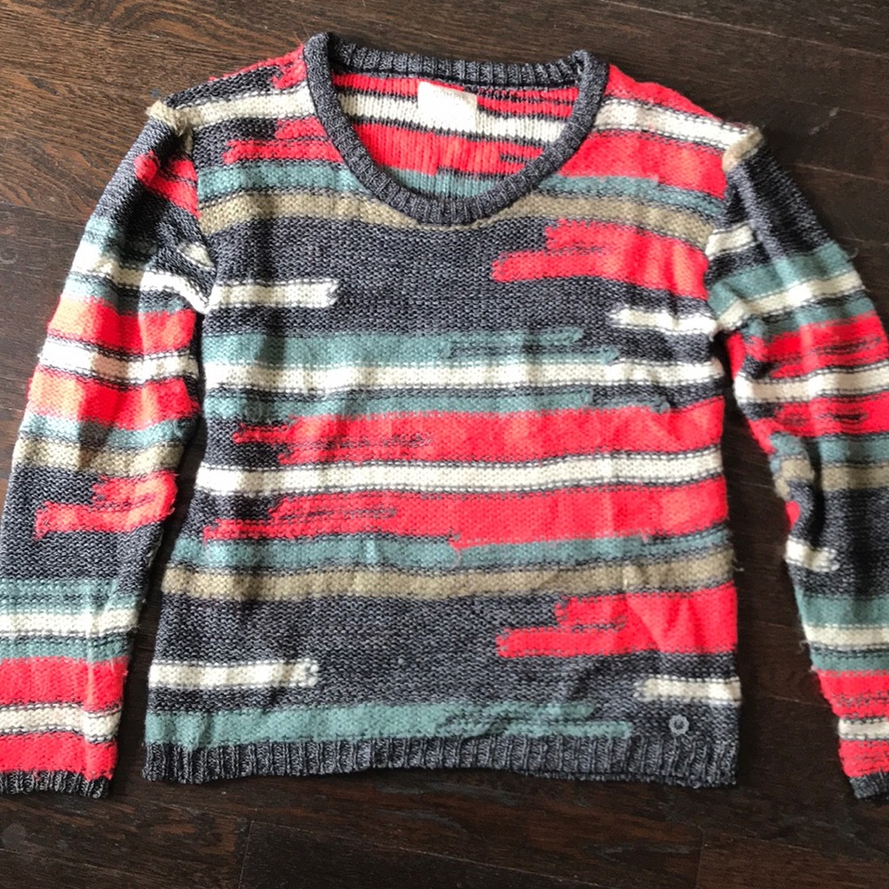 Anthropologie  colorful sweater